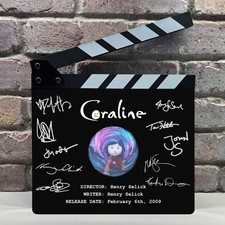 Tablilla adhesiva facsímil firmada por Coraline - decoración de recuerdos de películas animadas
