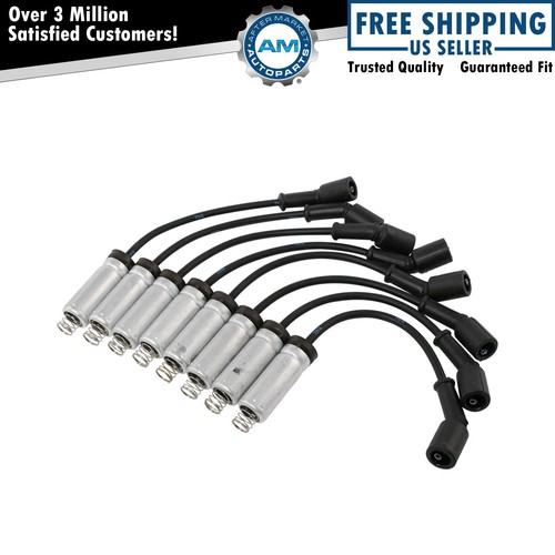 TRQ Ignition Spark Plug Wire Kit Set for GM Pickup Truck SUV Van New