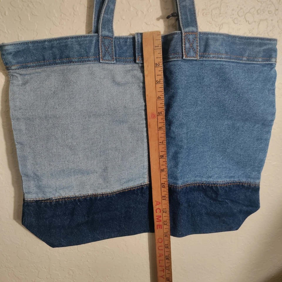 #DG2 by Diane Gilman Anniversary Denim Tote Bag - Patchwork - Image 4 of 4