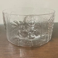 Vintage Iittala Flora Collection Oiva Toikka Finland Round Serving Bowl 6"