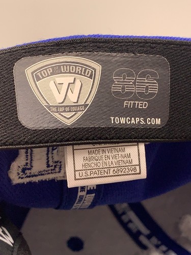 Kentucky Wildcats Hat Cap Fitted OSFA Blue White TOW Cats NCAA Basketball Mens - Picture 10 of 12