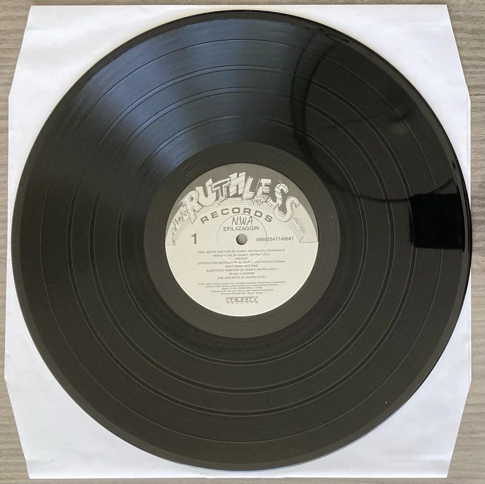 Eazy-E NWA Efil4zaggin LP Dr. Dre Ice Cube MC Ren Vinyl Rap US Neu Sonstiges - Bild 3 von 4