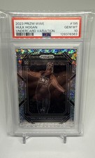 2023 Panini Prizm WWE Hulk Hogan Undercard Name Variation PSA 10