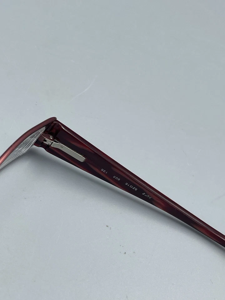 Gafas Fendi F602 210 52¤16 135 marrón borgoña "solo marco" - Rx desconocido Foto 3 de 4