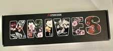 Astercook 12 Piece Floral Kitchen Knife Set