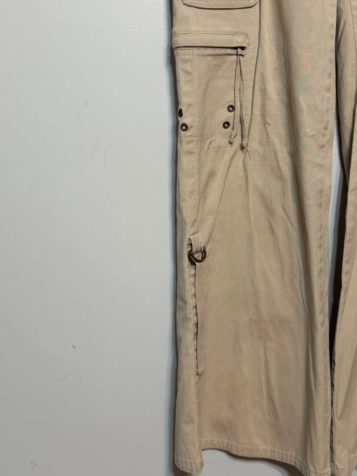 Pantalones cargo Monroe & Main Y2K utilitarios para mujer talla 6 tiro bajo acampanados ropa de calle Foto 2 de 4