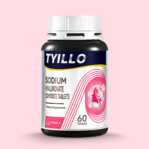 TYILLO Sodium Hyaluronate Tablets – Skin Hydration with Vitamin C & E – 60 Count - Picture 4 of 11