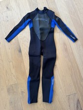 O'Neill Youth Reactor Full Wetsuit 3/2mm Sz 12 Black/Blue