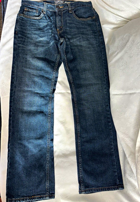 Signature by Levi Strauss & Co. Men s Relaxed Straight Dark Wash Denim Jeans