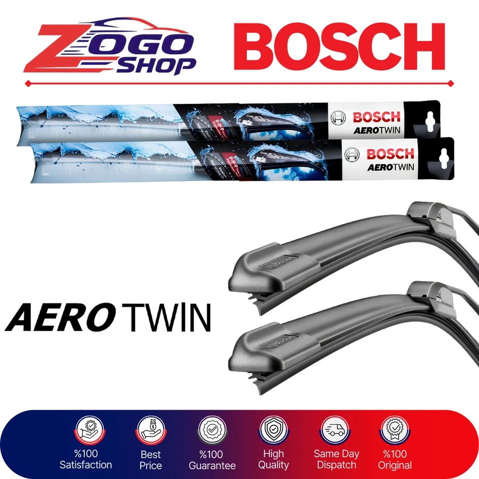 Bosch Aerotwin Front Wiper Blades (Retrofit) 24/16 (Left and Right) SET OF 2 Foto 2 de 4