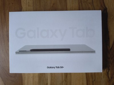 NEU Samsung Tablet Galaxy Tab S8+ Plus 128GB Wi-Fi Silber SM-X800 Silver WLAN 