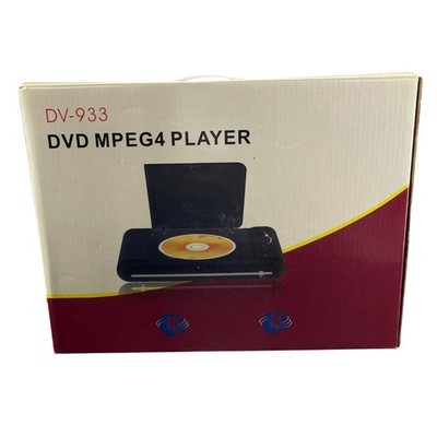 Portable DVD MPEG4 Player DV-933 With Remote & Cables - Tested | eBay