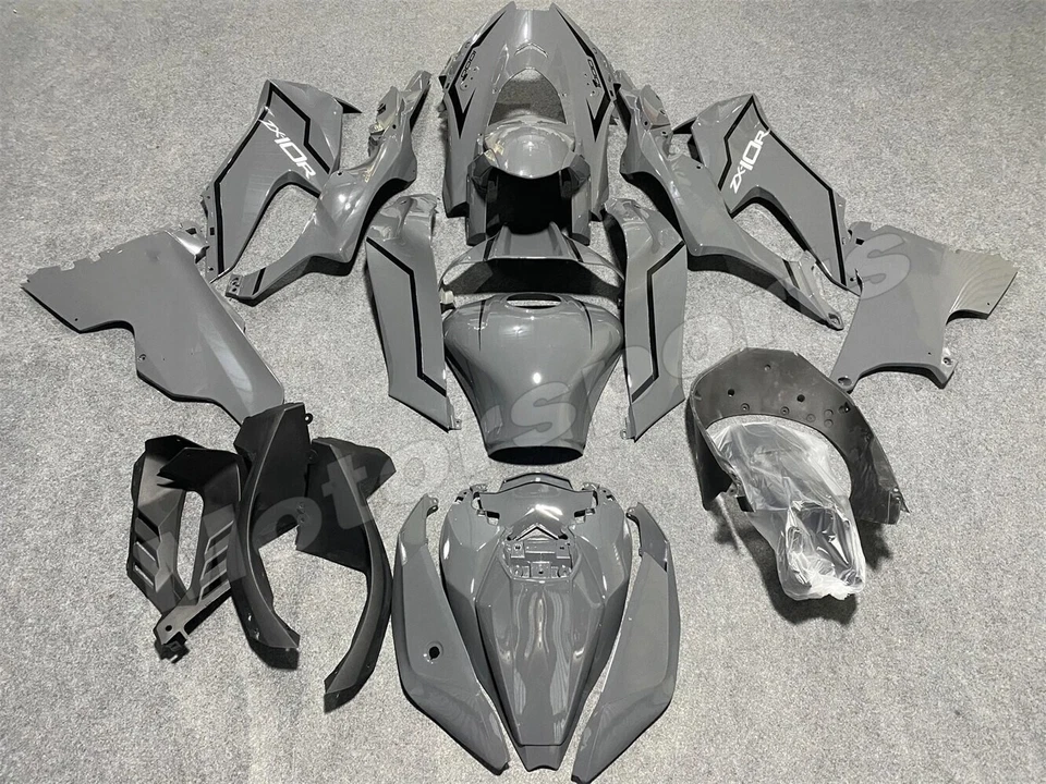 Gray Fairing Kit for Kawasaki Ninja ZX10R 2021-2024 ABS Injection Bodywork Set Foto 3 de 4