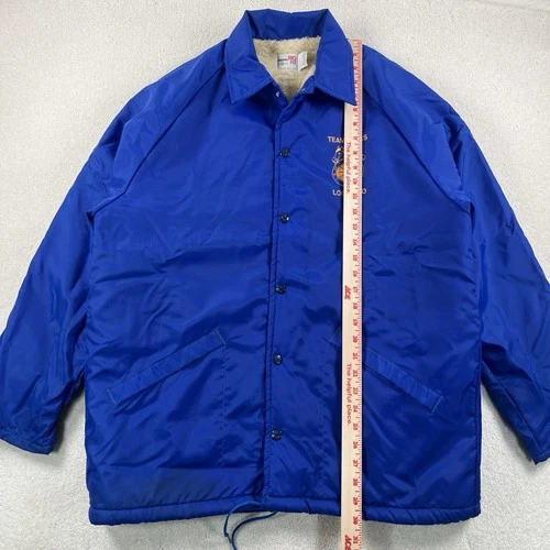 King Louie Pro Fit Teamsters Local 70 Blue Sherpa Lined Insulated Jacket USA image 9