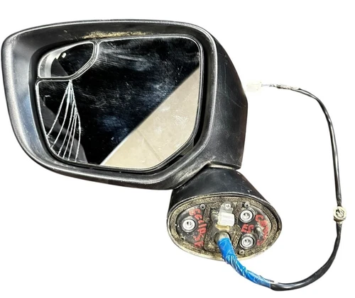 DAMAGED 18-19 MITSUBISHI ECLIPSE CROSS FRONT LEFT SIDE DOOR REAR VIEW MIRROR OEM