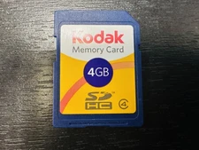 Kodak Memory Card 4GB SDHC DSi 3DS Very Good 5E