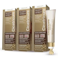 Cicatricure Gold Lift Dual Contour Eye and Lip Wrinkle Anti Aging Cream 0.5 Oz