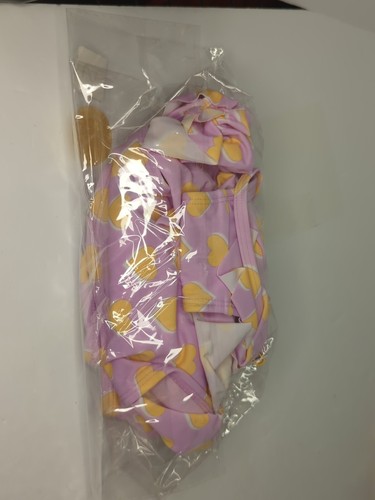 Stoney Clover Lane Bikini Set Purple Hearts Two Piece Swimsuit Womens Size XXS - Picture 3 of 4