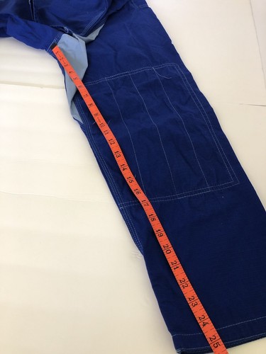 Blue Cotton Martial Arts Karate Jiu Jitsu Sz See Pics - Picture 5 of 5