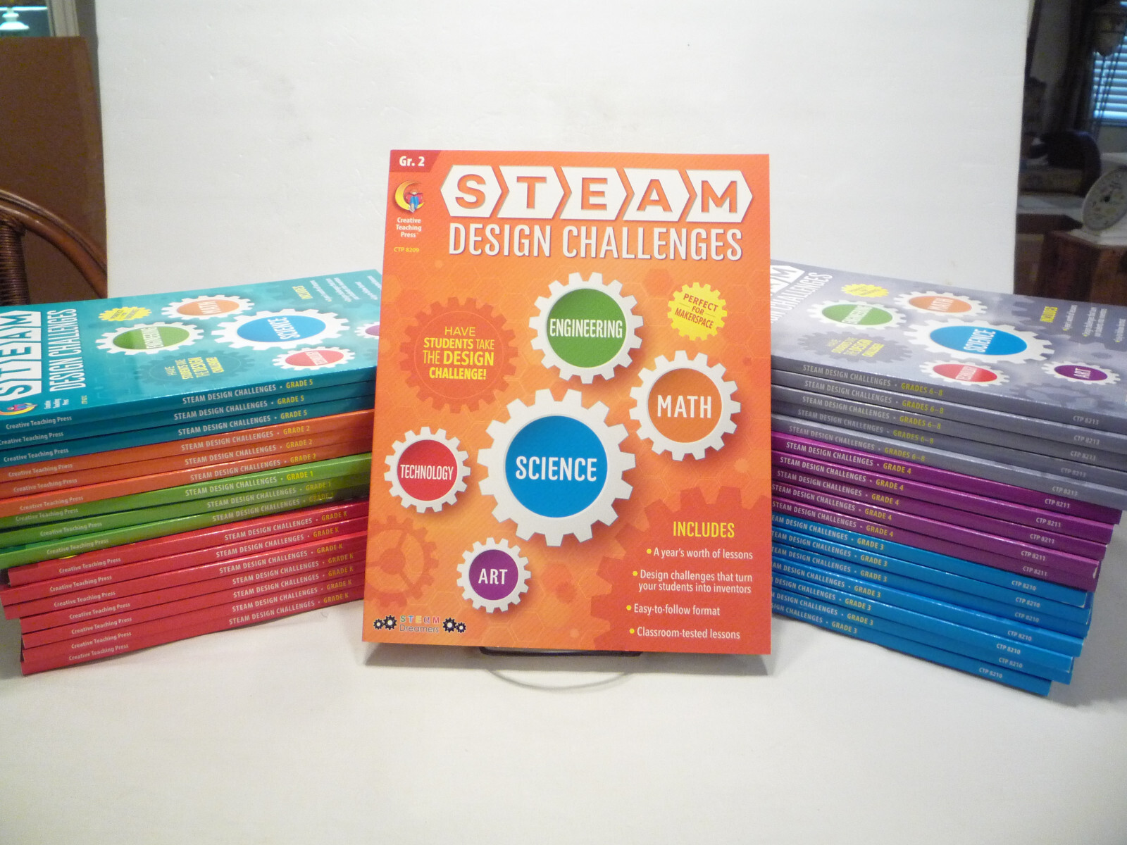 Steam Design Challenge Grade 2 School Lesson Book by Creative Teaching Press - New Educational Resource for Creative Learning-image