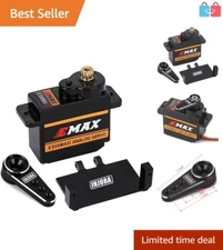 Durable RC Servo with Metal Construction & Servo Arm for Enhanced Performance