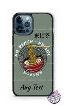 No Ramen No Life Anime Personalized Phone Case For iPhone 14 Samsung A13 Google