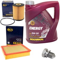 MotoröL Filter Set 5W30 4 Liter + ÖLablassschraube FüR Audi A4 VW Passat 3B6