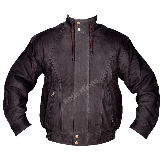 Bomber Jacket Leather Flight Jacket Fashion Biker Rider Winter Pilot Jacket
