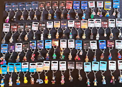 Lego Schlüsselanhänger Disney Star Wars Marvel DC Superhelden Harry Potter Ninjago Sonic