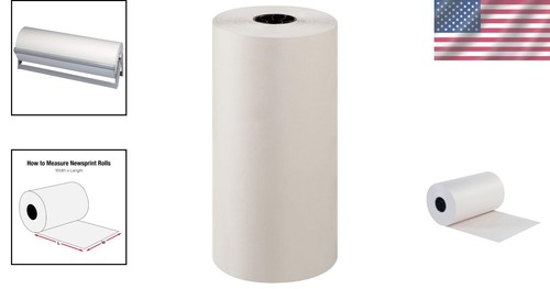 Cost-Effective 18" Newsprint Packing Paper Roll - Ideal for Shipping Needs - Picture 2 of 7