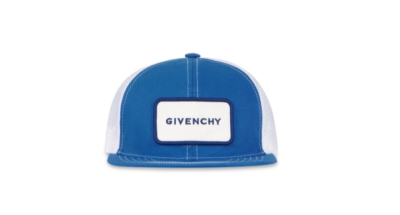Givenchy Box Logo Patch Trucker Hat in Blue ONE SIZE FITS ALL | eBay