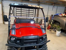 2017-25 Kawasaki Mule SX,XC Front Folding Fold Windshield -1/4 THICK!