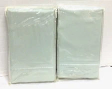 2 Frontgate Resort Flange EURO bed Pillow Shams covers 25x25 Seafoam green