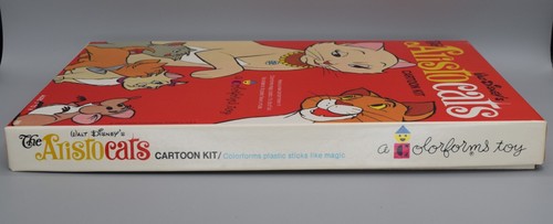 Kit Cartoni Animati Vintage Colorforms Walt Disney's Aristogats Produzioni Gatto Play Set - Foto 15 di 17