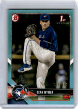2018 Bowman Draft Sky Blue #BD-157 Sean Wymer   SN499   Toronto Blue Jays