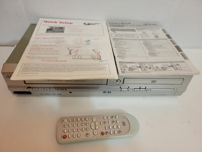 Funai Sv2000 Csv205dt Vcr Dvd Recorder Vhs Dvd Combo Player And Remote 