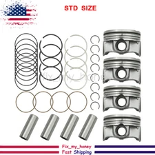 2.0L Turbo Engine Piston & Ring Set For Hyundai Sonata Santa Fe Sport Kia Optima