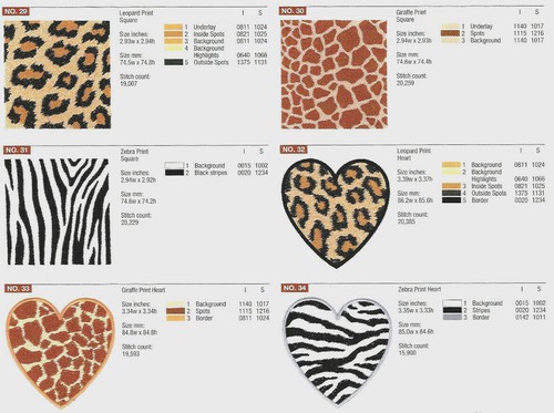 ANIMAL INSTINCTS #A1015 Artista Embroidery Card - 165 170 180 700 750, Deco 300 - Picture 4 of 8