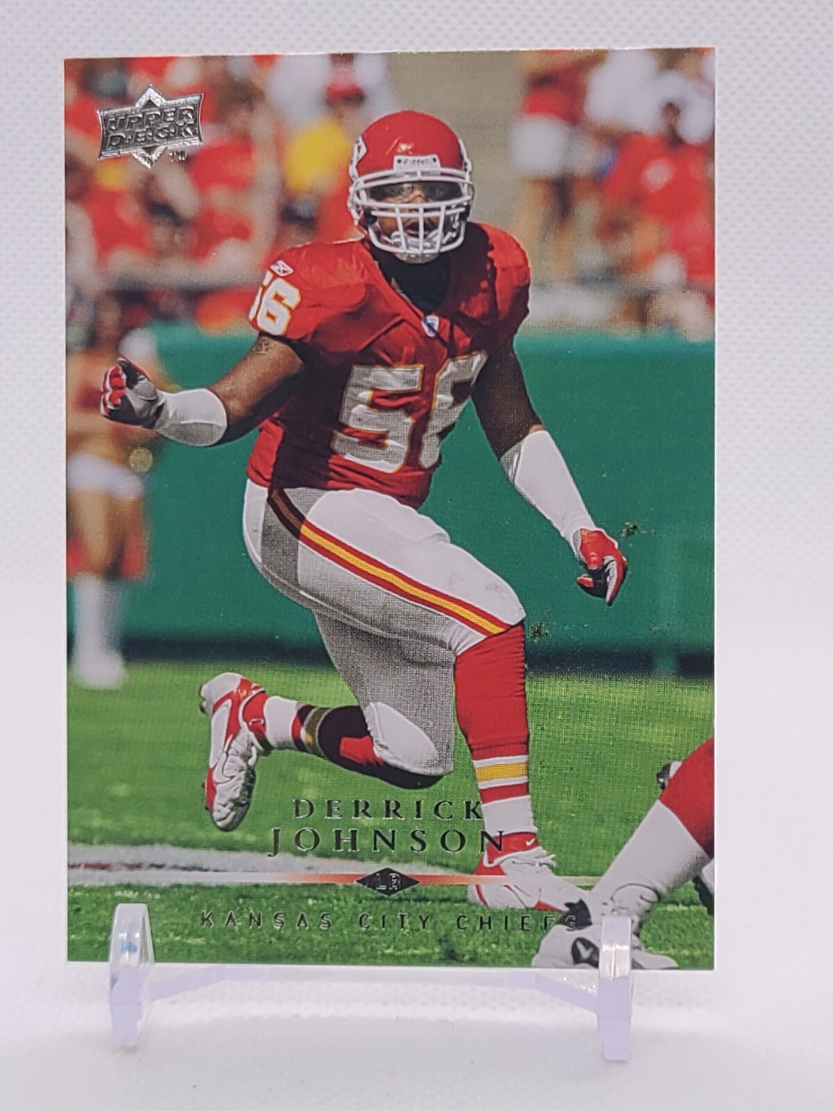 2008 Upper Deck Football Card #93 Derrick Johnson Chiefs