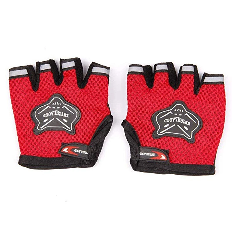 Niños Niños Niños Junior Guantes Deportivos Ciclismo Correr Monopatín Deportes al Aire Libre Foto 3 de 4