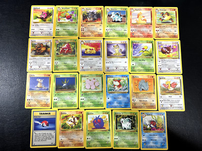 1999 Jungle Complete Common/Uncommon Set Pokemon Cards No Duplicates!!!!