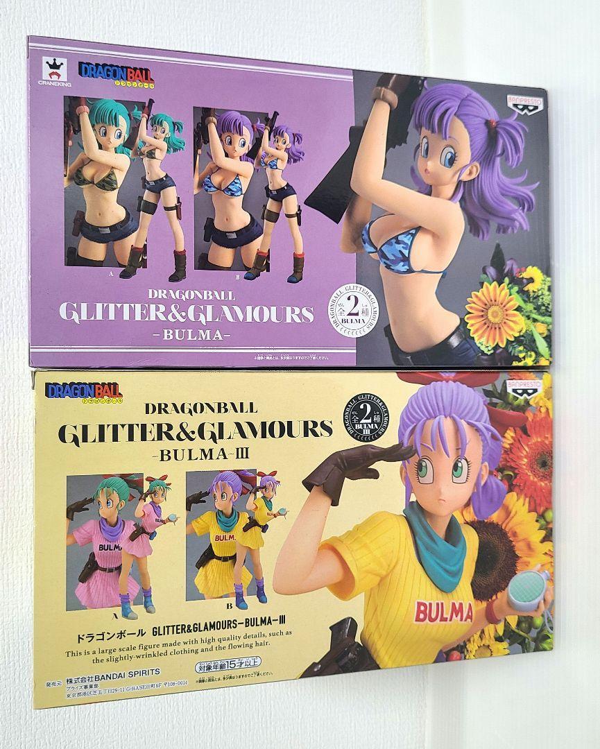 Dragon Ball Bulma Glitter & Glamours 2-Types Figure Set Banpresto