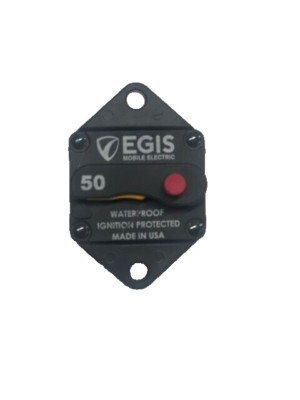 EGIS Mobile Electric 285 Series 50A Panel Mount Circuit Breaker