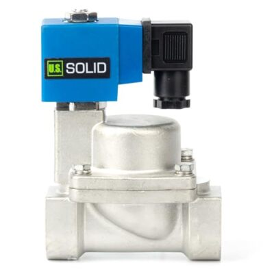 #ad U.S. Solid High Pressure Solenoid Valve 20 100 bar 1 in SS AC 110V $152.80