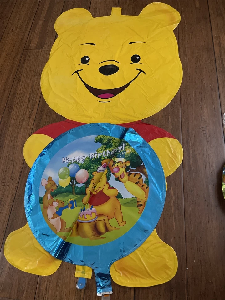 WINNIE THE POOH CUMPLEAÑOS Jumbo Globo de Lámina Suministros para Fiesta Baby Shower❤️ Foto 3 de 4