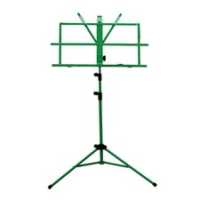 High Quality New Adjustable Folding Sheet Music Stand w Carrying Bag-Green