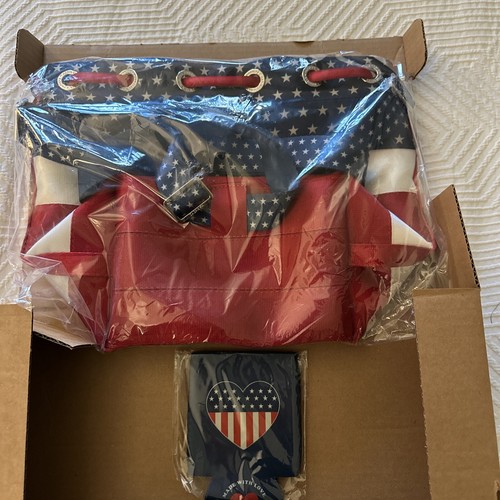 Harveys Seatbelt Spangled Park Hopper Backpack Crossbody Purse Americana July 4 - Picture 4 of 4