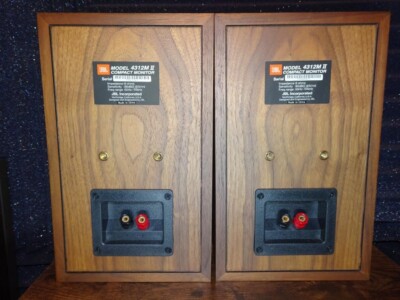 JBL 4312M2WX pair small monitor speakers walnut pair Harman Japan