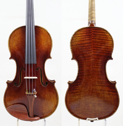 Brown Oil Varnish！A Strad Violin 4/4 Copy! #8495 Fine Tone,Fast response - Picture 1 of 6