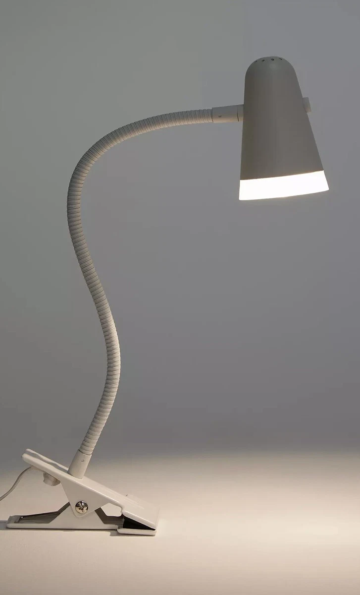 Boxed John Lewis ANYDAY Lorrie LED Clip with Switch Desk Lamp White